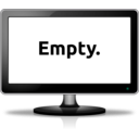 download Empty Monitor clipart image with 45 hue color