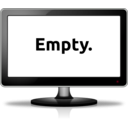 download Empty Monitor clipart image with 225 hue color