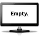 download Empty Monitor clipart image with 315 hue color