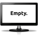 download Empty Monitor clipart image with 0 hue color