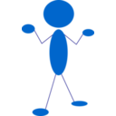 download Blueman 106 clipart image with 0 hue color
