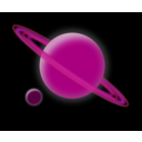 download Planet clipart image with 315 hue color