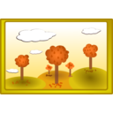download Fall Landscape 3 clipart image with 0 hue color