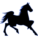 download Fire Horse clipart image with 225 hue color