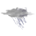download Weather Icon Heavy Rain clipart image with 45 hue color