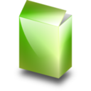 download Green Box clipart image with 0 hue color