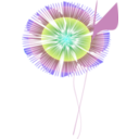 download Dream Flower clipart image with 180 hue color
