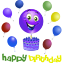 download Boy Birthday Smiley Emoticon clipart image with 225 hue color
