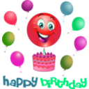 download Boy Birthday Smiley Emoticon clipart image with 315 hue color