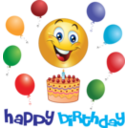 download Boy Birthday Smiley Emoticon clipart image with 0 hue color