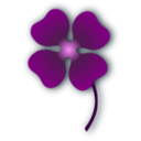 download Clover clipart image with 180 hue color