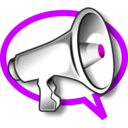 download Megaphone clipart image with 90 hue color