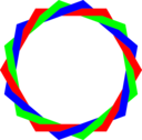 Rgb Octodecagram