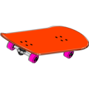 download Skateboard clipart image with 315 hue color