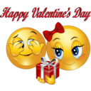 download Happy Valentine Day Smiley Emoticon clipart image with 0 hue color