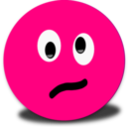 download Drunk Daisy Smiley Pink Emoticon clipart image with 0 hue color