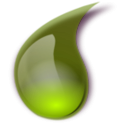 download Slime Drop 1 clipart image with 315 hue color