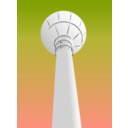 download Water Tower clipart image with 180 hue color