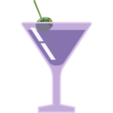download Martini With Olive clipart image with 45 hue color