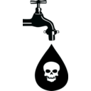 download Water Pollution clipart image with 180 hue color