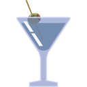 download Martini With Olive clipart image with 0 hue color