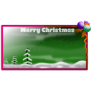 download Merry Christmas 2010 clipart image with 270 hue color