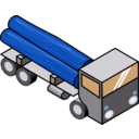 download Iso Truck 1 clipart image with 180 hue color