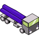download Iso Truck 1 clipart image with 225 hue color