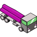 download Iso Truck 1 clipart image with 270 hue color