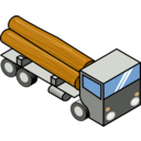 download Iso Truck 1 clipart image with 0 hue color