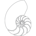 download Nautilus Shell clipart image with 225 hue color