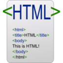 download Html Logo clipart image with 225 hue color