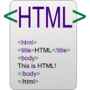 download Html Logo clipart image with 270 hue color
