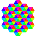 download Triangle Tessellation 6 Color clipart image with 315 hue color