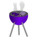 download Barbecue clipart image with 270 hue color