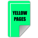 download Yellow Pages clipart image with 90 hue color
