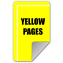 download Yellow Pages clipart image with 0 hue color