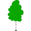 download Birch clipart image with 0 hue color