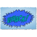 download Whack Comic Book Sound Effect clipart image with 180 hue color