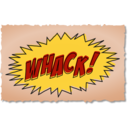 download Whack Comic Book Sound Effect clipart image with 0 hue color