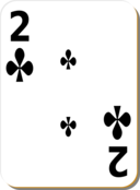 White Deck 2 Of Clubs