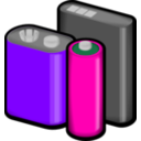 download Batteries clipart image with 270 hue color