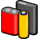 download Batteries clipart image with 0 hue color