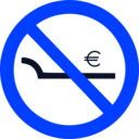 download Exploitation Prohibited clipart image with 225 hue color