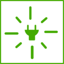 Eco Green Energy Icon