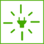 Eco Green Energy Icon