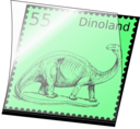 Dino Stamp In Stamp Mount