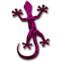 download Gecko 4 clipart image with 225 hue color