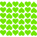 download Heart Tiles clipart image with 90 hue color