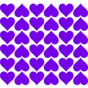 download Heart Tiles clipart image with 270 hue color